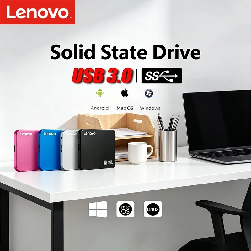 Lenovo 256TB SSD High-speed SSD USB 3.0 Enclosure Mobile Hard Drive Cases for SSD External Storage HDD Box With USB3.0 Cable ABS
Lenovo 256TB SSD High-speed SSD USB 3.0 Enclosure Mobile Hard Drive Cases for SSD External Storage HDD Box With USB3.0 Cable ABS