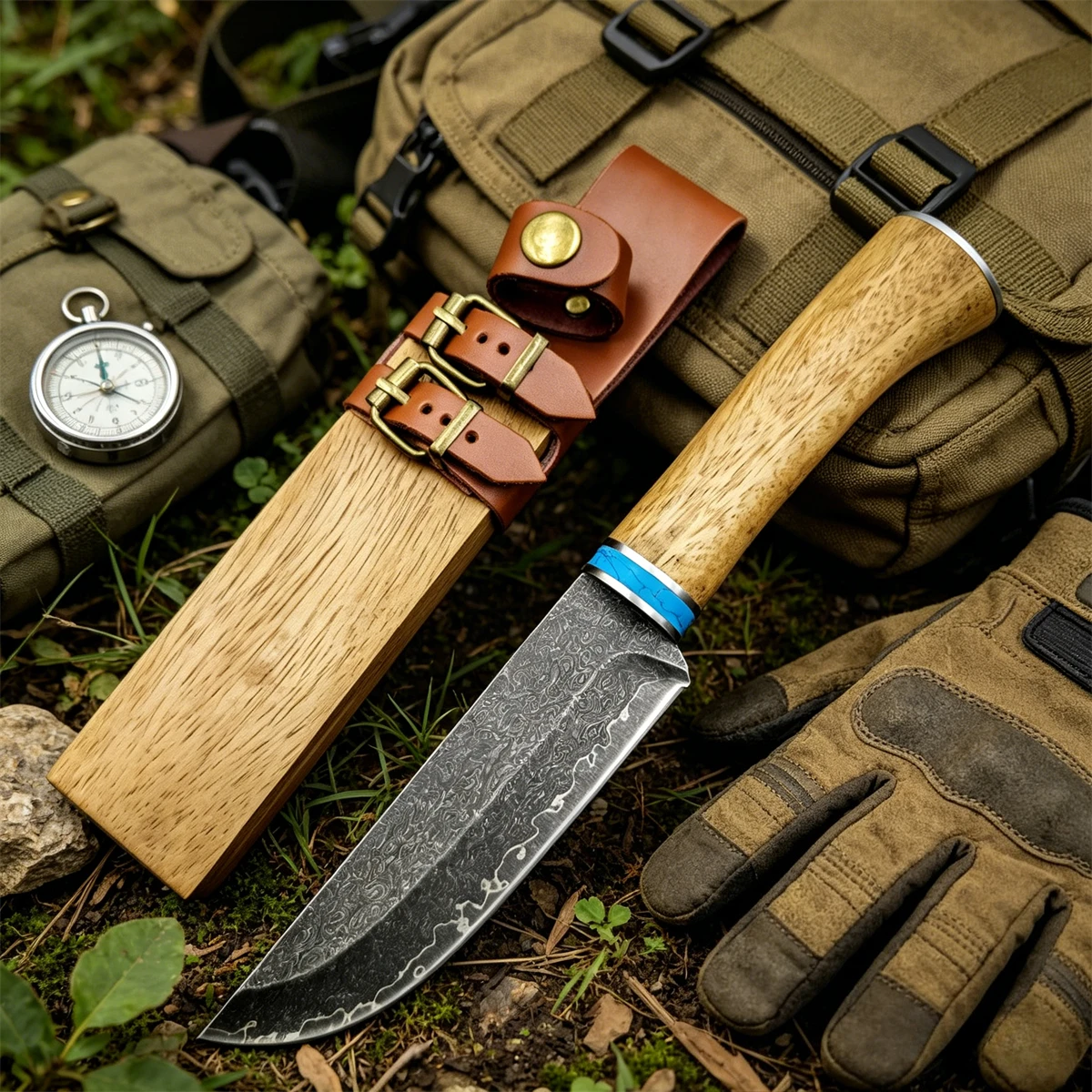 Wood Sheath Knife High Hardness VG10 Damascus Blade Wood Handles Outdoor Wilderness Camping EDC Tools Survival Pocket Knives
Wood Sheath Knife High Hardness VG10 Damascus Blade Wood Handles Outdoor Wilderness Camping EDC Tools Survival Pocket Knives