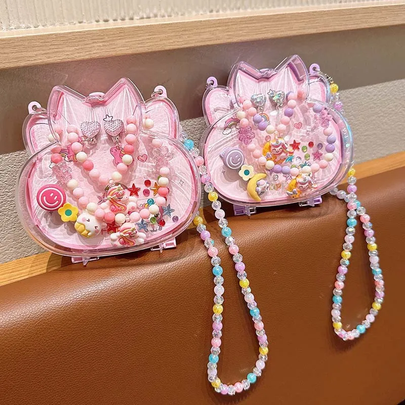 Children's Jewelry Creative Camera Backpack Children's Jewelry Set Princess Necklace Hair Clip Earring Combination Accessories K
Children's Jewelry Creative Camera Backpack Children's Jewelry Set Princess Necklace Hair Clip Earring Combination Accessories K