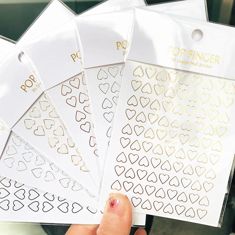1PCS Gold Silver Love Nail Sticker Color Leopard Sticker Nail Art Decoration 3D Hill Line Nail Decal Nail Art Supplies
1PCS Gold Silver Love Nail Sticker Color Leopard Sticker Nail Art Decoration 3D Hill Line Nail Decal Nail Art Supplies