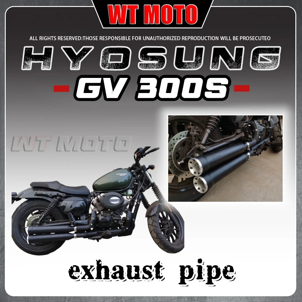 For HYOSUNG GV300s exhaust pipe Hyosung gvs300 Gv 300 s 300Gvs gv300s 300sGv gv 300 s 300gv s straight exhaust horseshoe sound
For HYOSUNG GV300s exhaust pipe Hyosung gvs300 Gv 300 s 300Gvs gv300s 300sGv gv 300 s 300gv s straight exhaust horseshoe sound