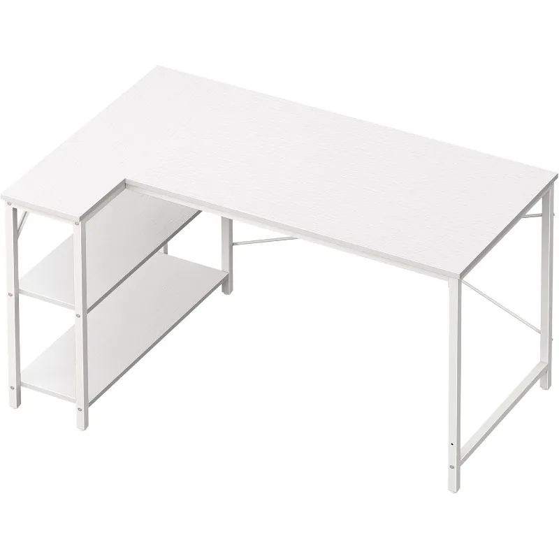 L Shaped Desk, 47 Inches Computer Desk with Reversible Storage Shelves, Gaming Desk, Corner Desk Home Office Desks,
L Shaped Desk, 47 Inches Computer Desk with Reversible Storage Shelves, Gaming Desk, Corner Desk Home Office Desks,