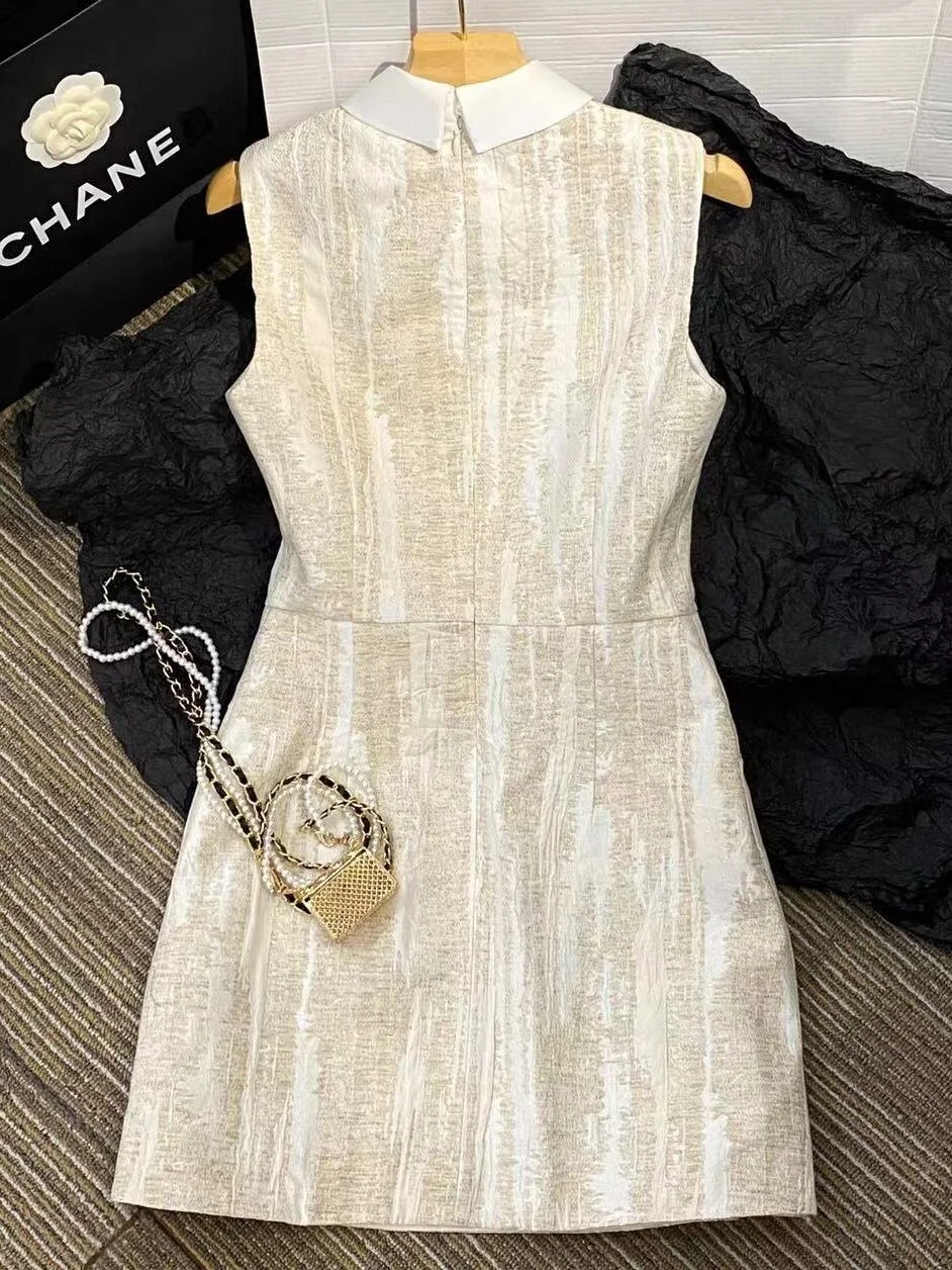 Ele White Svel A-Line Dr with Collar Women's Faion Retro Splice High Waist ort Skirt Polyester Fiber
Ele White Svel A-Line Dr with Collar Women's Faion Retro Splice High Waist ort Skirt Polyester Fiber