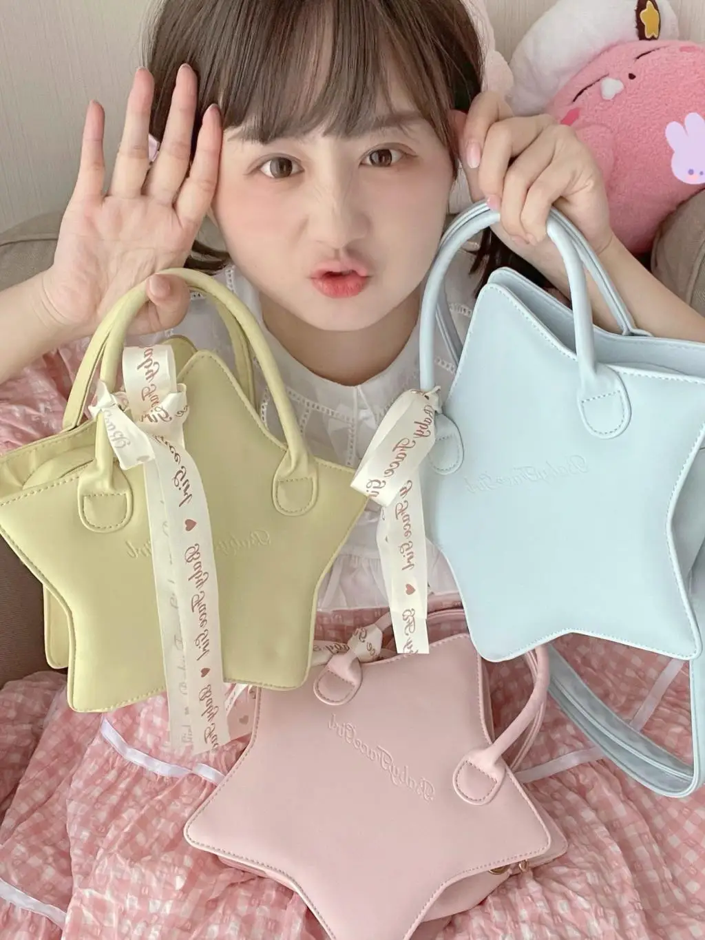JIAERDI Lolita Star Messenger Bag Women Japanese Uniform Handle White Hand Bag Ladies Sweet Harajuku Jk Crossbody Bags Aesthetic
JIAERDI Lolita Star Messenger Bag Women Japanese Uniform Handle White Hand Bag Ladies Sweet Harajuku Jk Crossbody Bags Aesthetic