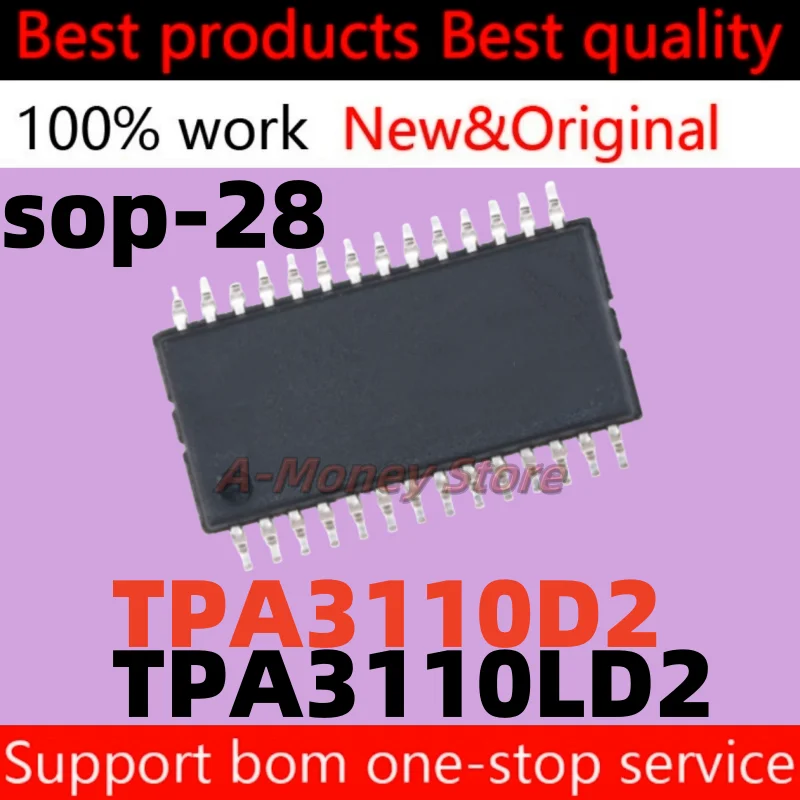 (5-10pcs)TPA3110D2PWPR TPA3110D2 TPA3110 TPA3110LD2 TPA3110LD2PWPR sop-28
(5-10pcs)TPA3110D2PWPR TPA3110D2 TPA3110 TPA3110LD2 TPA3110LD2PWPR sop-28
