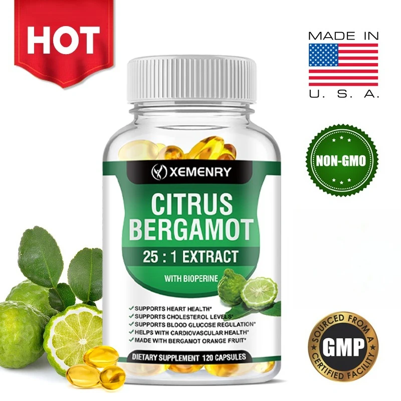 Citrus Bergamot Capsules - Powerful Antioxidants, Maintain Blood Sugar Levels, and Enhance The Immune System
Citrus Bergamot Capsules - Powerful Antioxidants, Maintain Blood Sugar Levels, and Enhance The Immune System