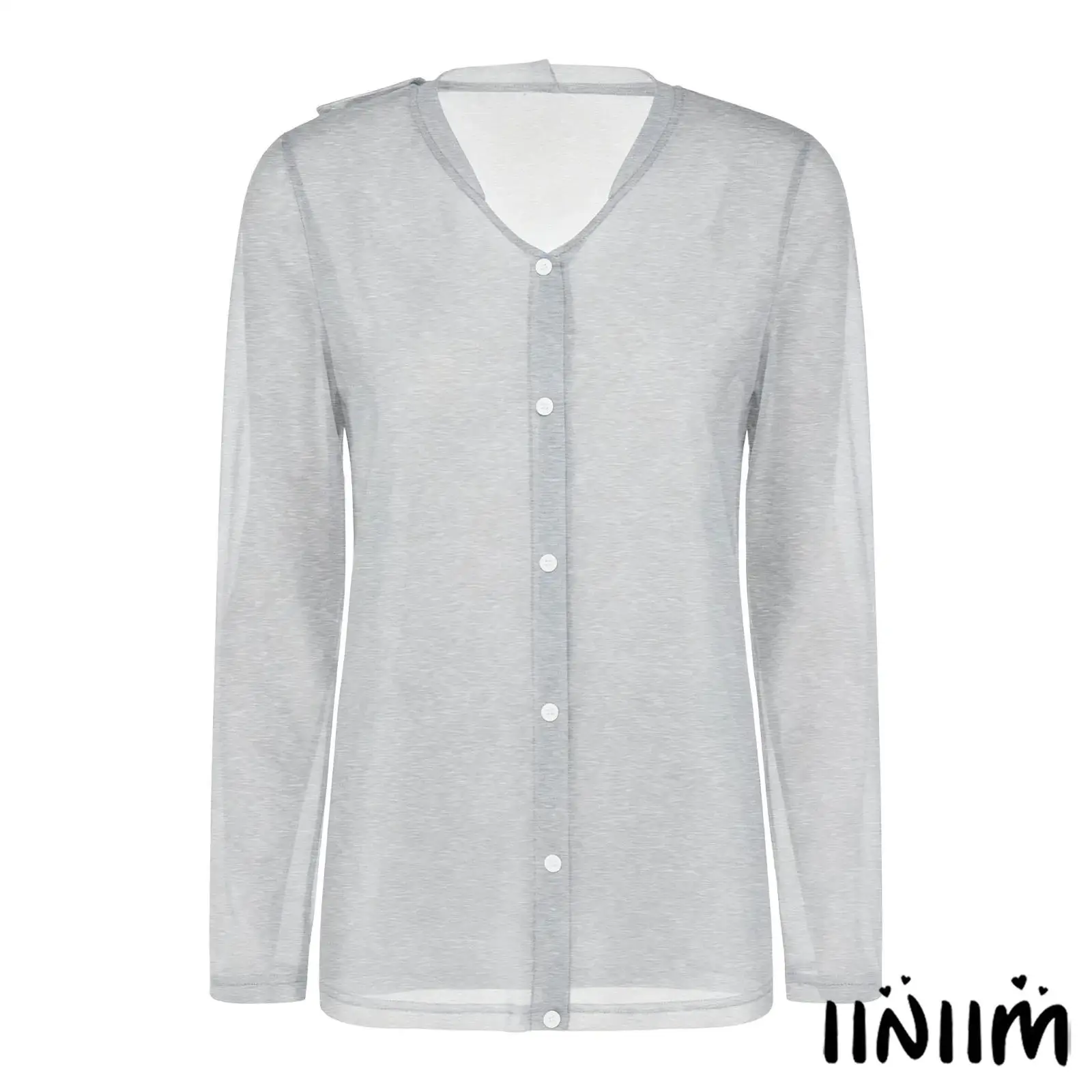 Women Elderly Adaptive Blouse Open Back with Full-back Overlap V Neck Long Sleeves Buttons Decor T-shirt Special Needs Clothes
Women Elderly Adaptive Blouse Open Back with Full-back Overlap V Neck Long Sleeves Buttons Decor T-shirt Special Needs Clothes