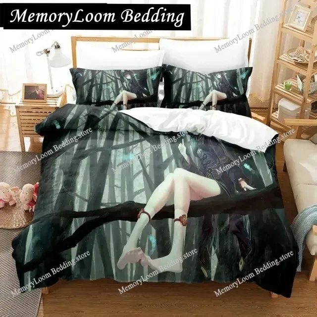 Hu Tao Genshin Impact Bedding Set Single Twin Full Queen King Size Bed Set Adult Kid Bedroom Duvet cover Sets 3D Print Game
Hu Tao Genshin Impact Bedding Set Single Twin Full Queen King Size Bed Set Adult Kid Bedroom Duvet cover Sets 3D Print Game