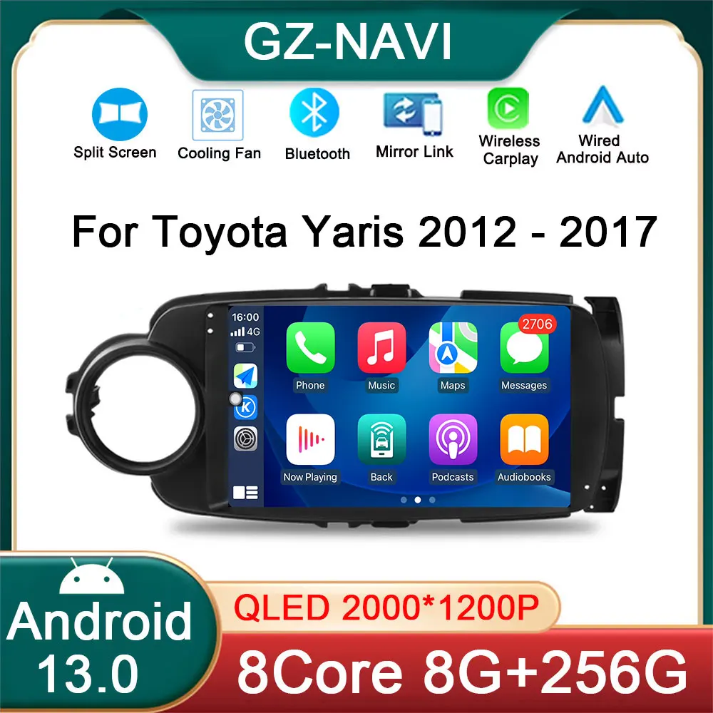 Android 13 Car Radio For Toyota Yaris 2012 - 2017 Autoradio GPS Navigation Multimedia Player Carplay Stereo WIFI+4G
Android 13 Car Radio For Toyota Yaris 2012 - 2017 Autoradio GPS Navigation Multimedia Player Carplay Stereo WIFI+4G