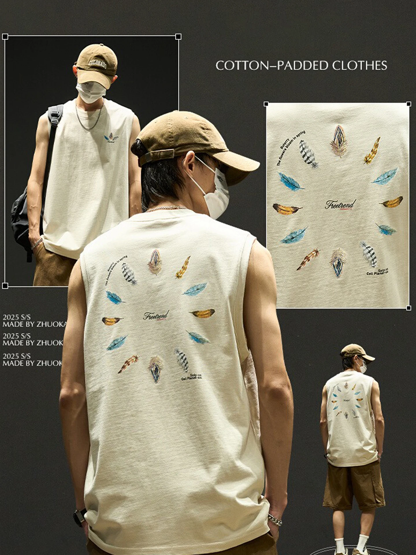 Модная американская спортивная майка для мужчин, летняя, свободного кроя, для тренировок, с широкими плечами, хлопковая, молодежная, модная
Модная американская спортивная майка для мужчин, летняя, свободного кроя, для тренировок, с широкими плечами, хлопковая, молодежная, модная