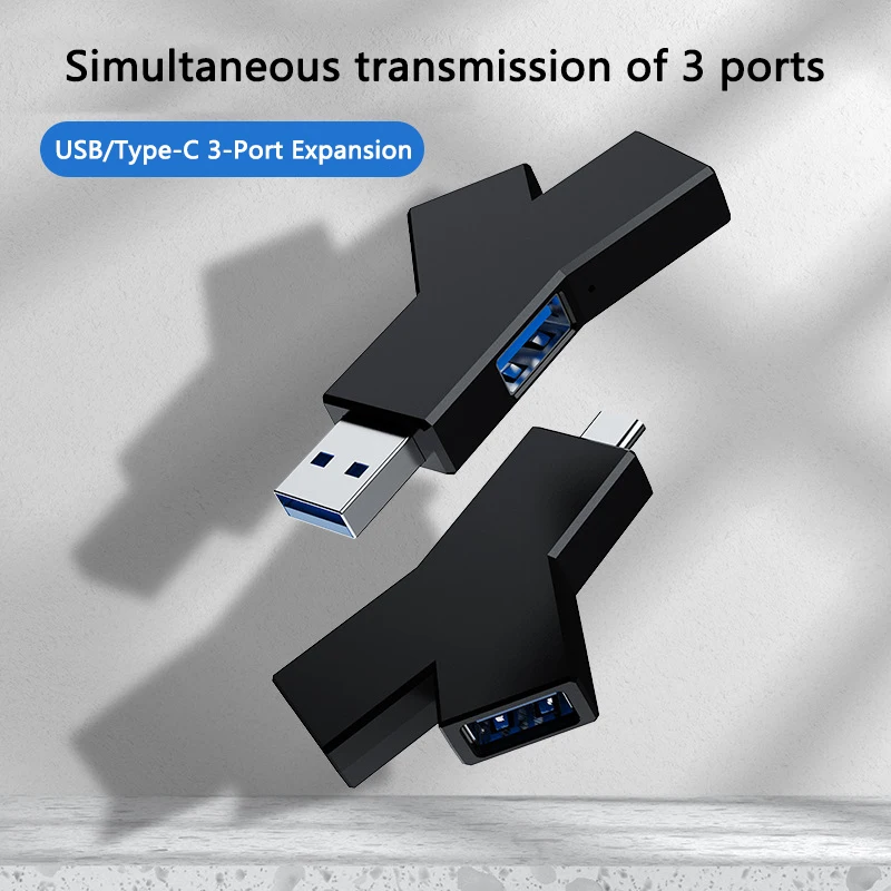 Type C to USB 3.0 2.0 HUB Mini Y-Shaped 3 in 1 USB-C Hub Multi USB Splitter Hub Power Adapter Extender For PC Computer Laptop
Type C to USB 3.0 2.0 HUB Mini Y-Shaped 3 in 1 USB-C Hub Multi USB Splitter Hub Power Adapter Extender For PC Computer Laptop
