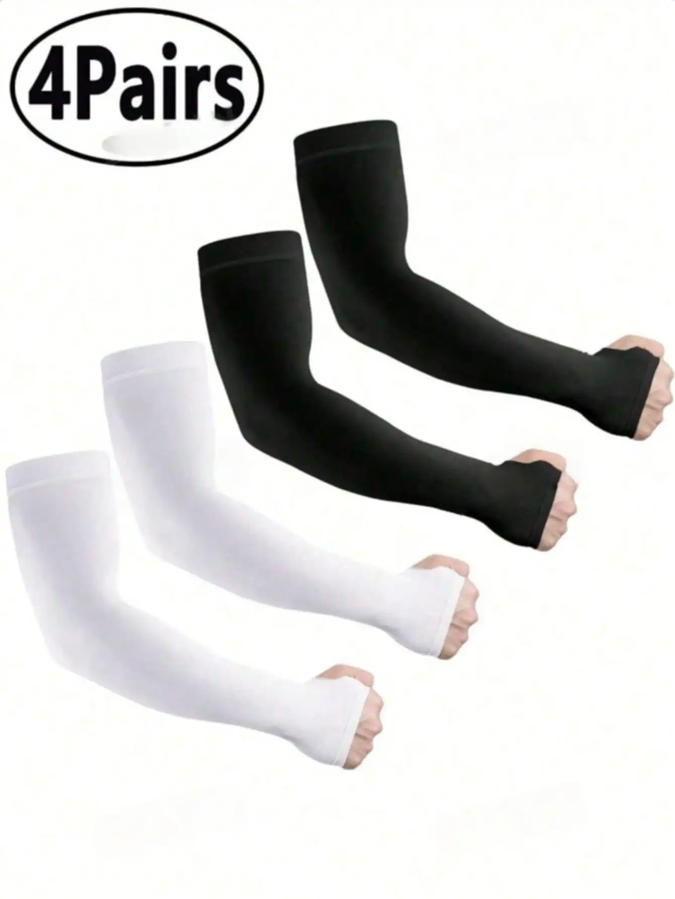 4 Pairs/1 Pair Unisex Cooling Arm Sleeves, Suitable For Football, Golf And Volleyball Sports, UV Protection Arm Sleeves,Summer,Festival
4 Pairs/1 Pair Unisex Cooling Arm Sleeves, Suitable For Football, Golf And Volleyball Sports, UV Protection Arm Sleeves,Summer,Festival