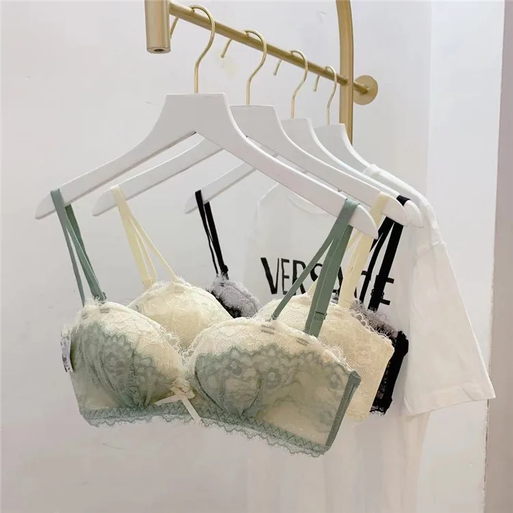 Sexy Lace Bra Set Comfortable Latex Steel Ring Bra Set Contrast Color Eye-catching Underwear for Women
Sexy Lace Bra Set Comfortable Latex Steel Ring Bra Set Contrast Color Eye-catching Underwear for Women