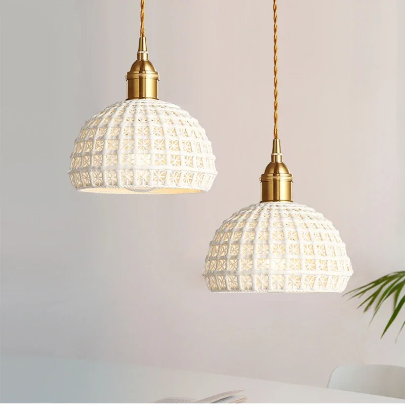 Modern LED Pendant Lights Nordic Home Decor Living Room Hanging Lamps Bedroom Kitchen Lighting Ceramic Cafe Light Fixture
Modern LED Pendant Lights Nordic Home Decor Living Room Hanging Lamps Bedroom Kitchen Lighting Ceramic Cafe Light Fixture