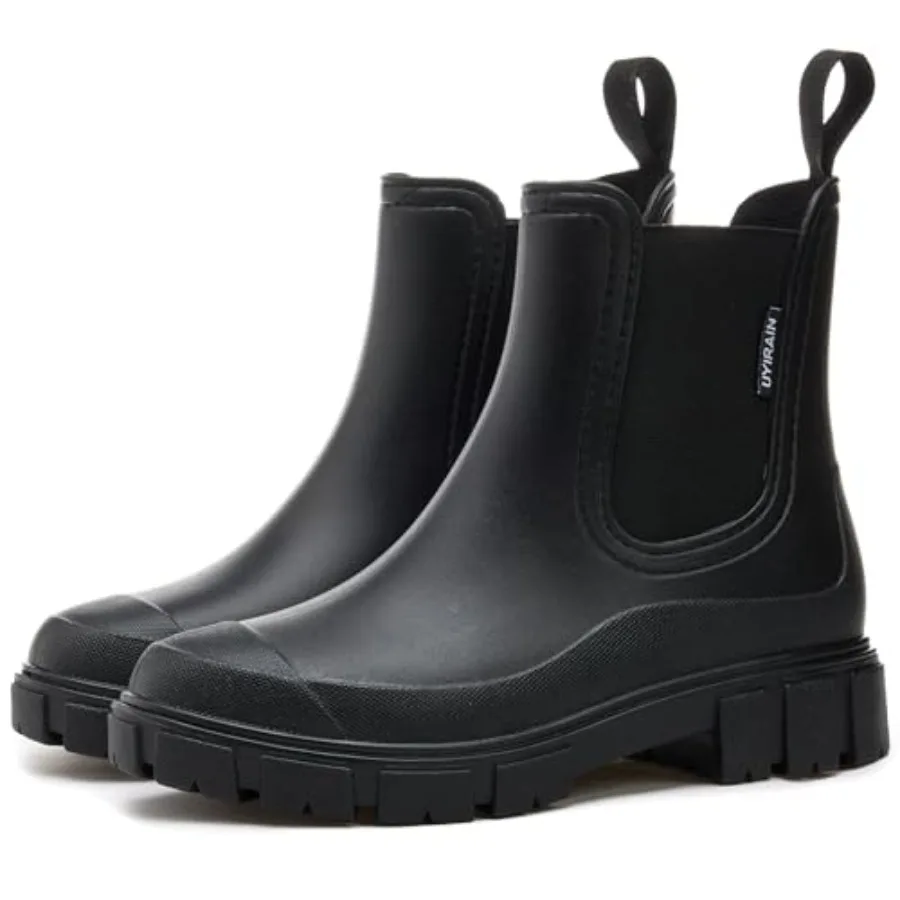 WOWSTICK Women's Ankle Rain Boots Waterproof Lightweight Slip Resistant Fashion Garden Booties
WOWSTICK Women's Ankle Rain Boots Waterproof Lightweight Slip Resistant Fashion Garden Booties