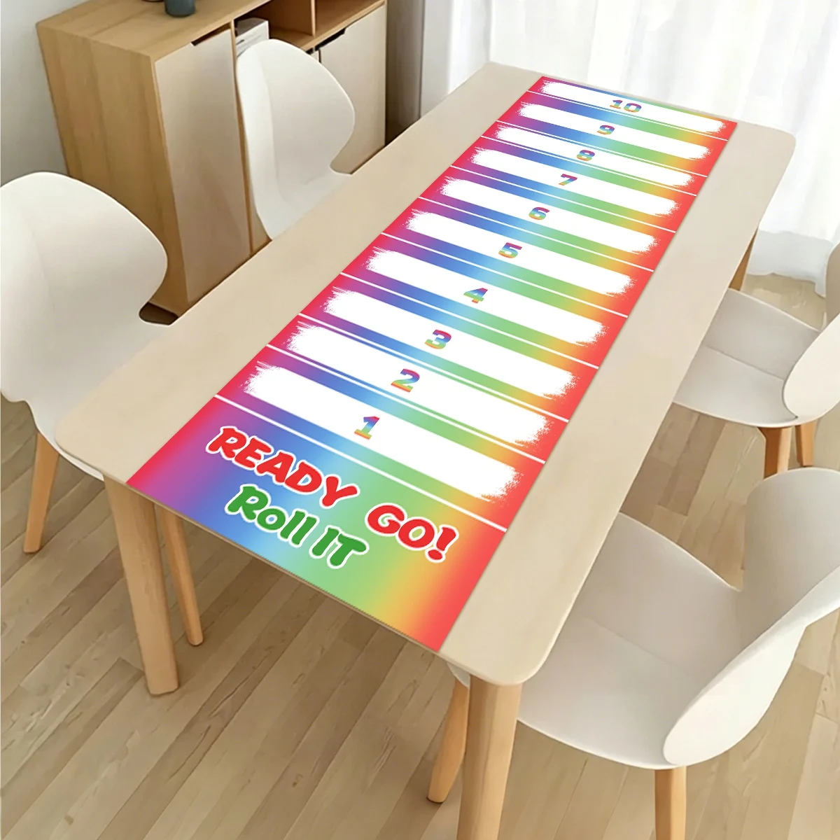 50x150cm Rainbow Rolling Game Score Scroll Polyester Board Game Tablecloths a Versatile Game Suitable for Competitive Gatherings
50x150cm Rainbow Rolling Game Score Scroll Polyester Board Game Tablecloths a Versatile Game Suitable for Competitive Gatherings
