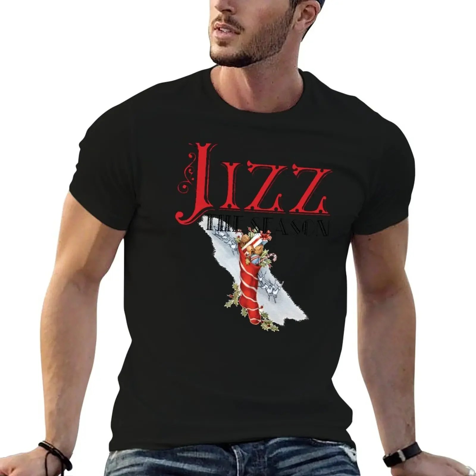 Jizz The Season - Bareback Christmas T-Shirt blanks Funny t-shirts hippie clothes vintage graphic tee mens plain t shirts
Jizz The Season - Bareback Christmas T-Shirt blanks Funny t-shirts hippie clothes vintage graphic tee mens plain t shirts