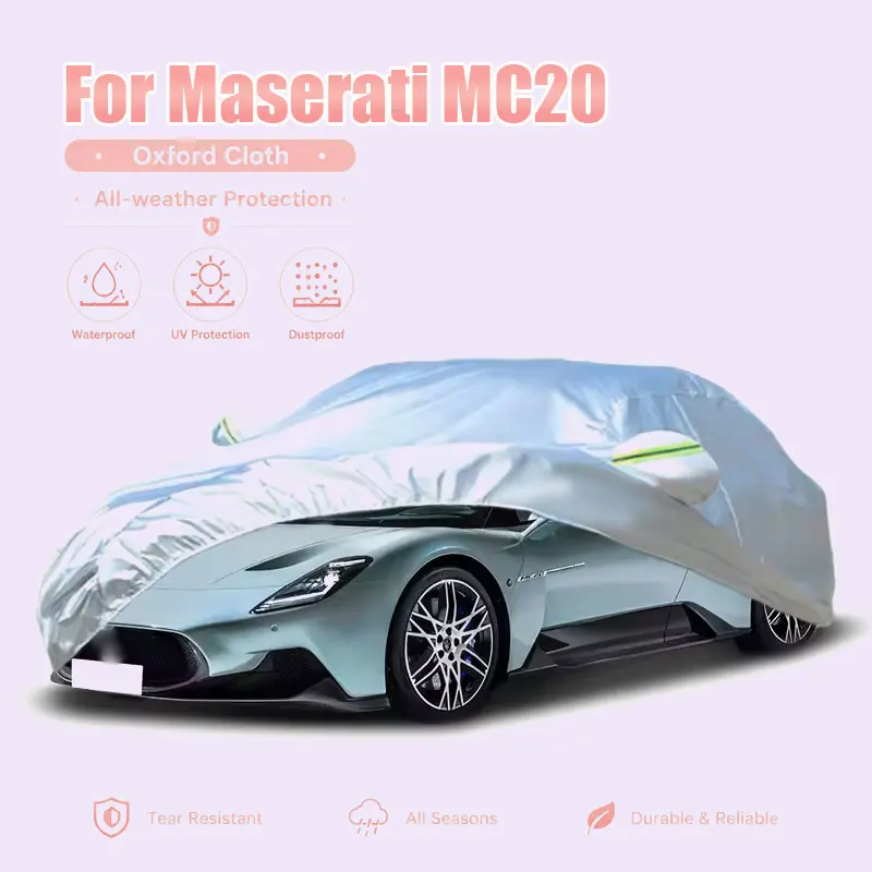 For Maserati MC20 Full Car Cover Reflective Strips Waterproof Snowproof Dustproof UV Protection Exterior Accessories
For Maserati MC20 Full Car Cover Reflective Strips Waterproof Snowproof Dustproof UV Protection Exterior Accessories