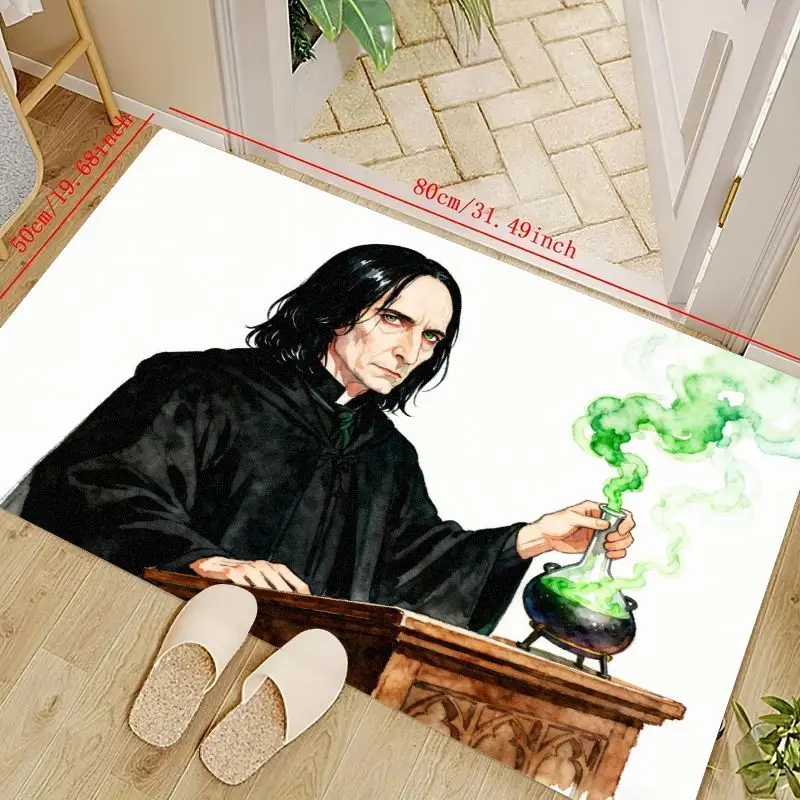 1 шт. Тематический коврик Harry Potter Severus Snape Potions Master для гостиной, спальни, декора в общежитии, противоскользящий мягкий напольный коврик для дома
1 шт. Тематический коврик Harry Potter Severus Snape Potions Master для гостиной, спальни, декора в общежитии, противоскользящий мягкий напольный коврик для дома