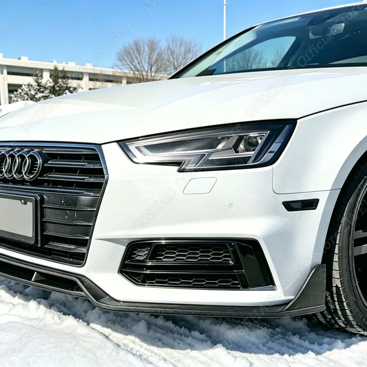 2Pcs Front Bumper Fog Light Cover Grille For AUDI A4 B9 S-Line 2016 - 2018 Gloss Black Honeycomb Car Fog Lamp Grilles Trim Frame
2Pcs Front Bumper Fog Light Cover Grille For AUDI A4 B9 S-Line 2016 - 2018 Gloss Black Honeycomb Car Fog Lamp Grilles Trim Frame