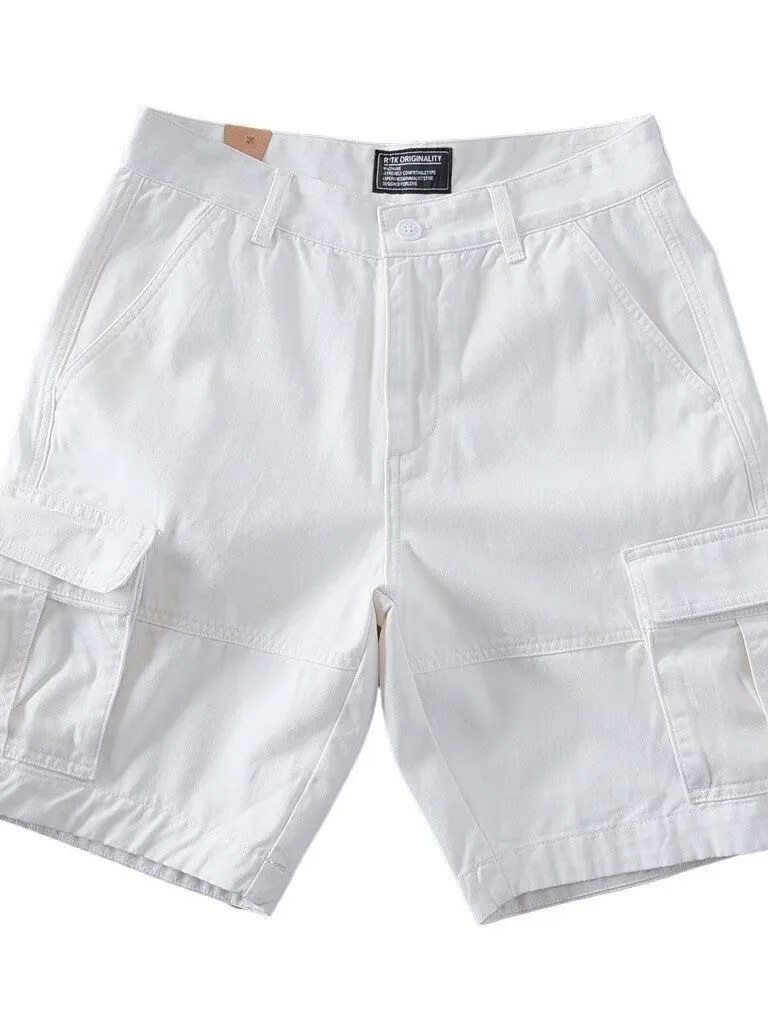 Retro American Cotton Workwear Shorts Men's Outdoor Wear Resistant Five-Part Pants Casual Loose Fit Straight Leg Cargo Shorts
Retro American Cotton Workwear Shorts Men's Outdoor Wear Resistant Five-Part Pants Casual Loose Fit Straight Leg Cargo Shorts