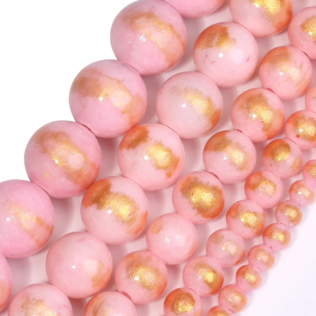 Mashan Jade Gold Pink Bead Stone Large Hole 1.6-1.8mm DIY Bracelet Necklace Jewelry Accessories 4-12mm Wholesale Consignment
Mashan Jade Gold Pink Bead Stone Large Hole 1.6-1.8mm DIY Bracelet Necklace Jewelry Accessories 4-12mm Wholesale Consignment