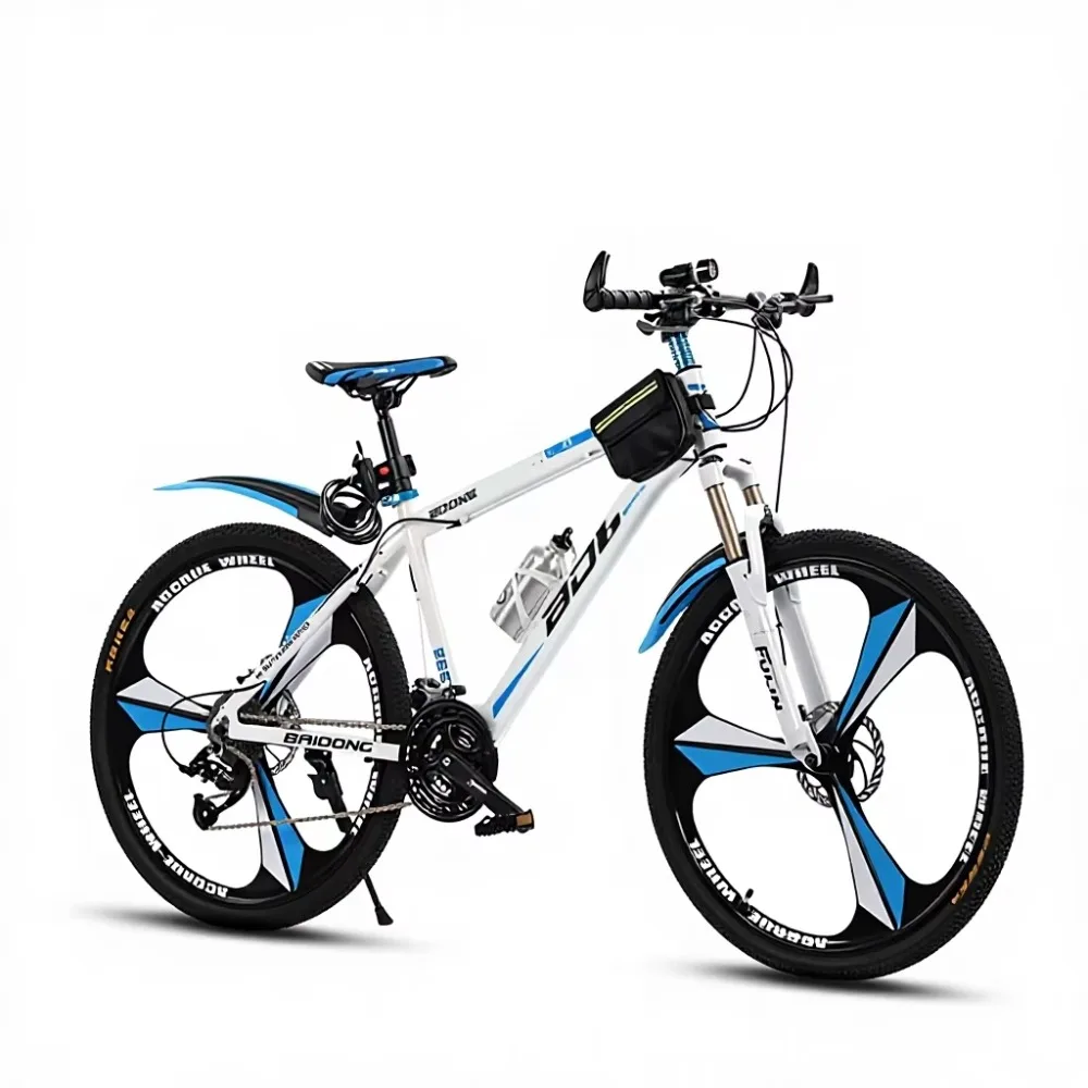 Ultra Lightweight 24 26-Inch Road Bike Men's Women's Mountain Bike 21 Speed Gears Wide Tire Blue Large Wheel Load
Ultra Lightweight 24 26-Inch Road Bike Men's Women's Mountain Bike 21 Speed Gears Wide Tire Blue Large Wheel Load