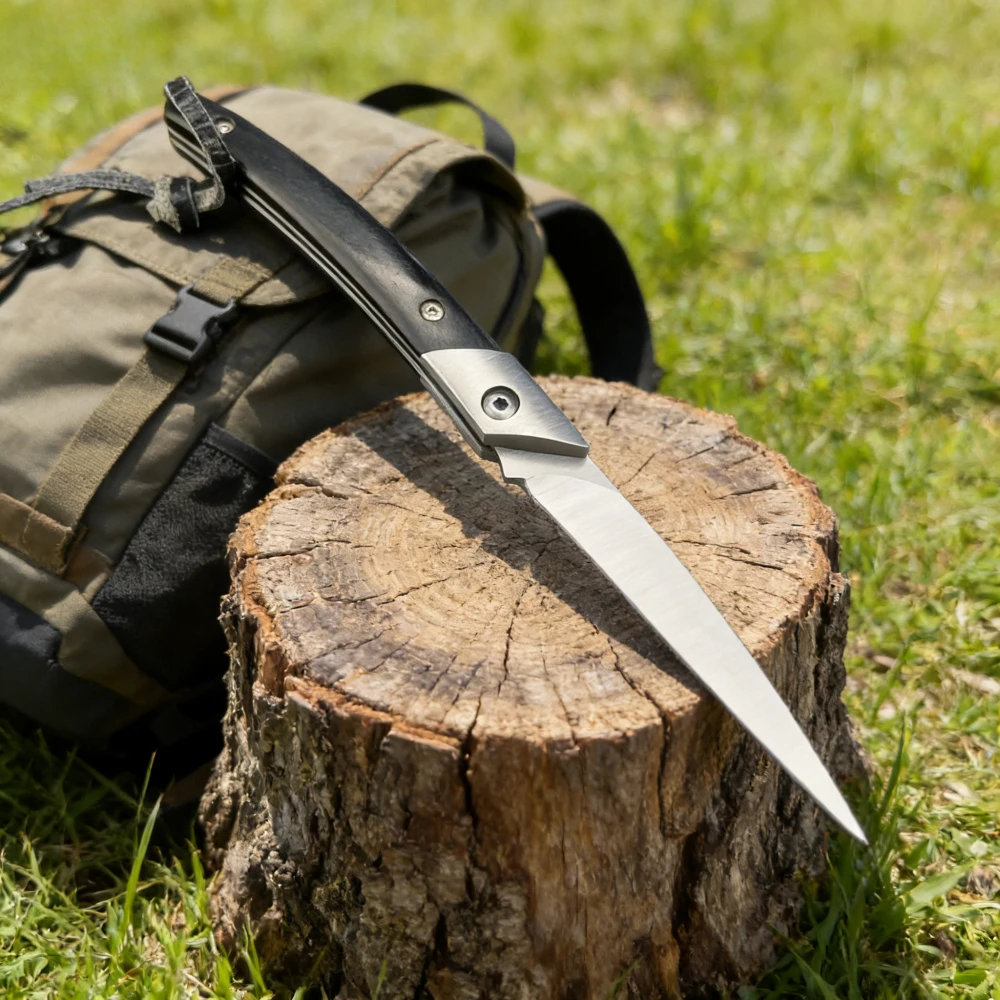 Portable Outdoor Hiking Essential Pocket Folding Knife Slim Wood Handle Camping Cooking Cutting Knives with Lanyard Durable Tool
Portable Outdoor Hiking Essential Pocket Folding Knife Slim Wood Handle Camping Cooking Cutting Knives with Lanyard Durable Tool