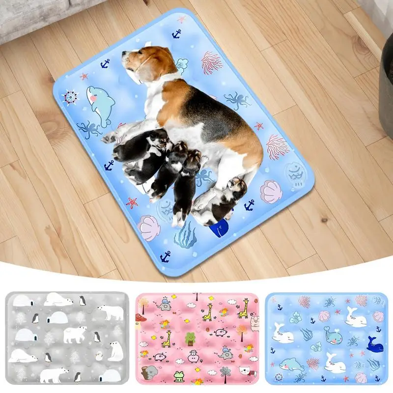 Dog Cooling Mat Outdoor Cool Pet Pad 16x20 Inch Self-Cooling Dog Sleep Mat Washable Portable For Indoor Outdoor For Small Medium
Dog Cooling Mat Outdoor Cool Pet Pad 16x20 Inch Self-Cooling Dog Sleep Mat Washable Portable For Indoor Outdoor For Small Medium