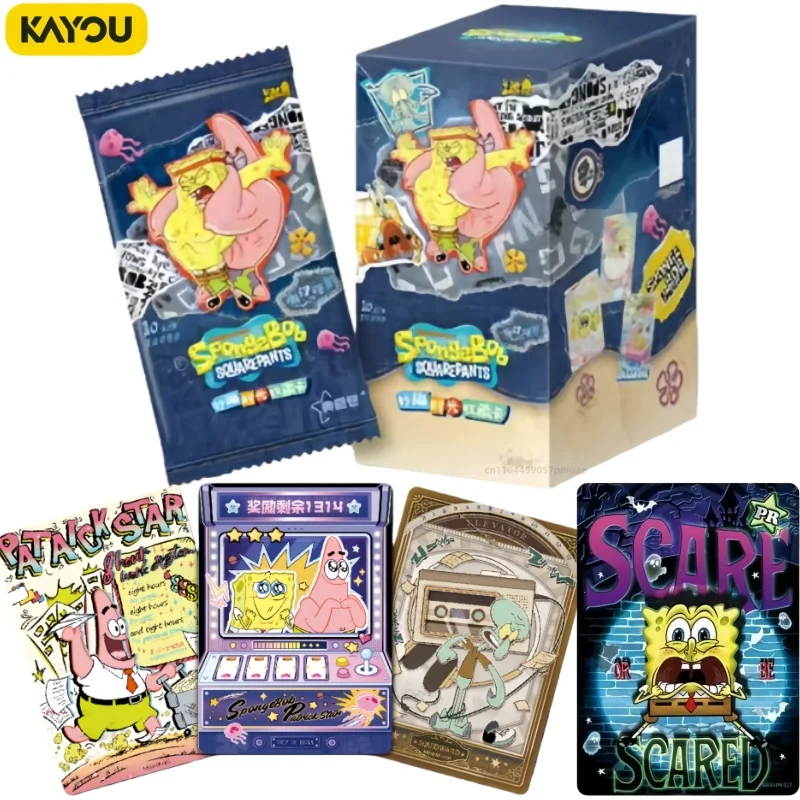 KAYOU Genuine SpongeBob SquarePants Fun Time Collection Card Collection Pack Collection Card Anime Peripheral collectible Card
KAYOU Genuine SpongeBob SquarePants Fun Time Collection Card Collection Pack Collection Card Anime Peripheral collectible Card