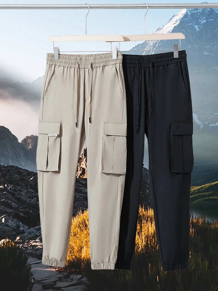 Outdoor Sun Protection Work Pants Men's Summer Thin Loose Cuffed Long Pants Ice Silk Cool Casual Pants Loose Fit Youthful Sle
Outdoor Sun Protection Work Pants Men's Summer Thin Loose Cuffed Long Pants Ice Silk Cool Casual Pants Loose Fit Youthful Sle