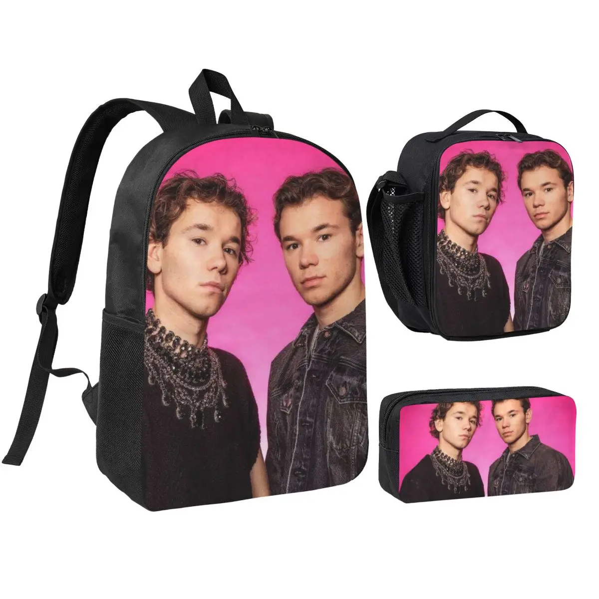 Marcus And Martinus Sweden Norway Eurovision Backpack BookBag School Bag Shoulder Bags 3ps Insulated Lunch Bag Pencil Case
Marcus And Martinus Sweden Norway Eurovision Backpack BookBag School Bag Shoulder Bags 3ps Insulated Lunch Bag Pencil Case