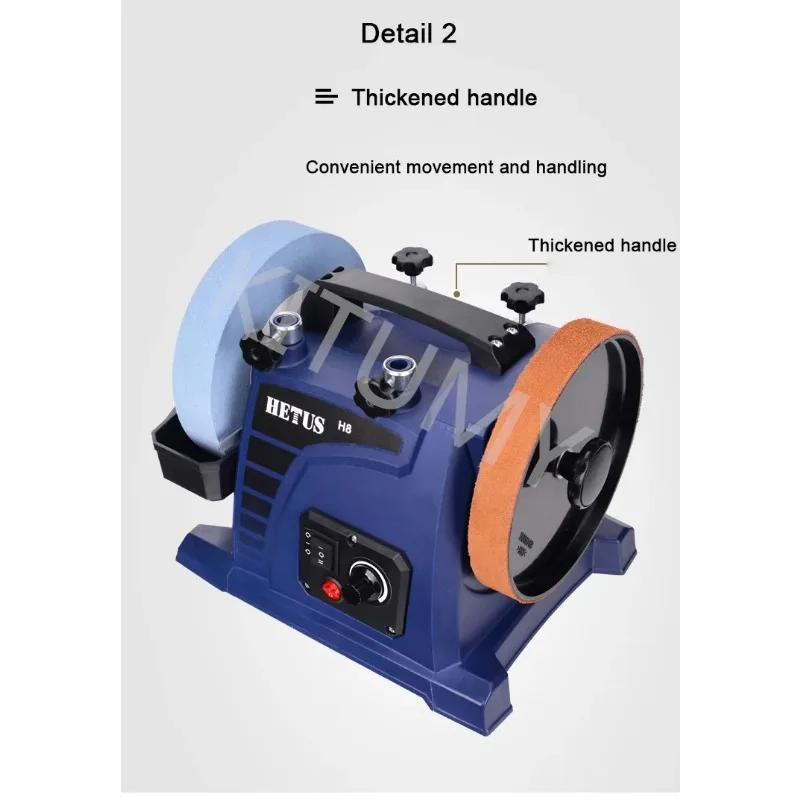 H10 Низкоскоростная точилка для ножей с водяным охлаждением для бытовых деревообрабатывающих инструментов, гравировальные ножи, долота, электрическая шлифовальная машина для ножей
H10 Низкоскоростная точилка для ножей с водяным охлаждением для бытовых деревообрабатывающих инструментов, гравировальные ножи, долота, электрическая шлифовальная машина для ножей