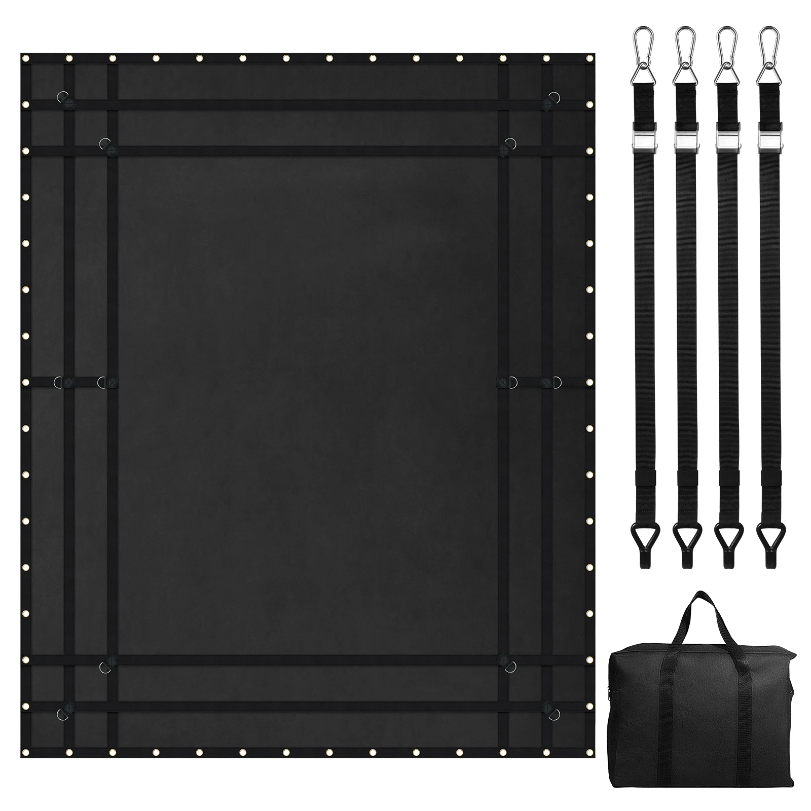 SucceBuy Car Ceiling Cargo Net Strong Load-Bearing Mesh with 4 Adjustable Straps Car Roof Storage Organizer for Jeep Truck
SucceBuy Car Ceiling Cargo Net Strong Load-Bearing Mesh with 4 Adjustable Straps Car Roof Storage Organizer for Jeep Truck