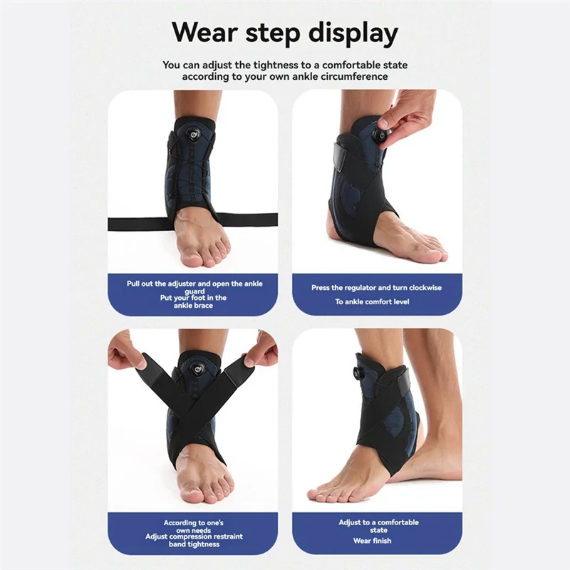 1PCS Adjustable Ankle Support Protector Ankle Support Protector Foot Joint Protection Sleeve Sprain Recovery Protector
1PCS Adjustable Ankle Support Protector Ankle Support Protector Foot Joint Protection Sleeve Sprain Recovery Protector