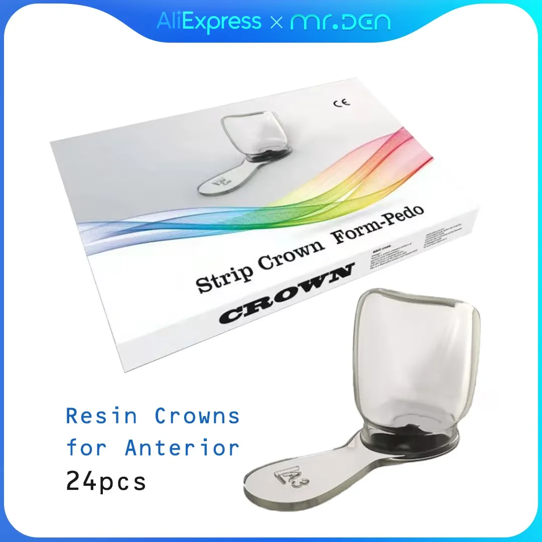 24pcs Dental Kids Anterior Crowns Pediatric Prefabricated Deciduous Transparent Resin Strip Crown Form-Pedo Orthodontic Crown
24pcs Dental Kids Anterior Crowns Pediatric Prefabricated Deciduous Transparent Resin Strip Crown Form-Pedo Orthodontic Crown