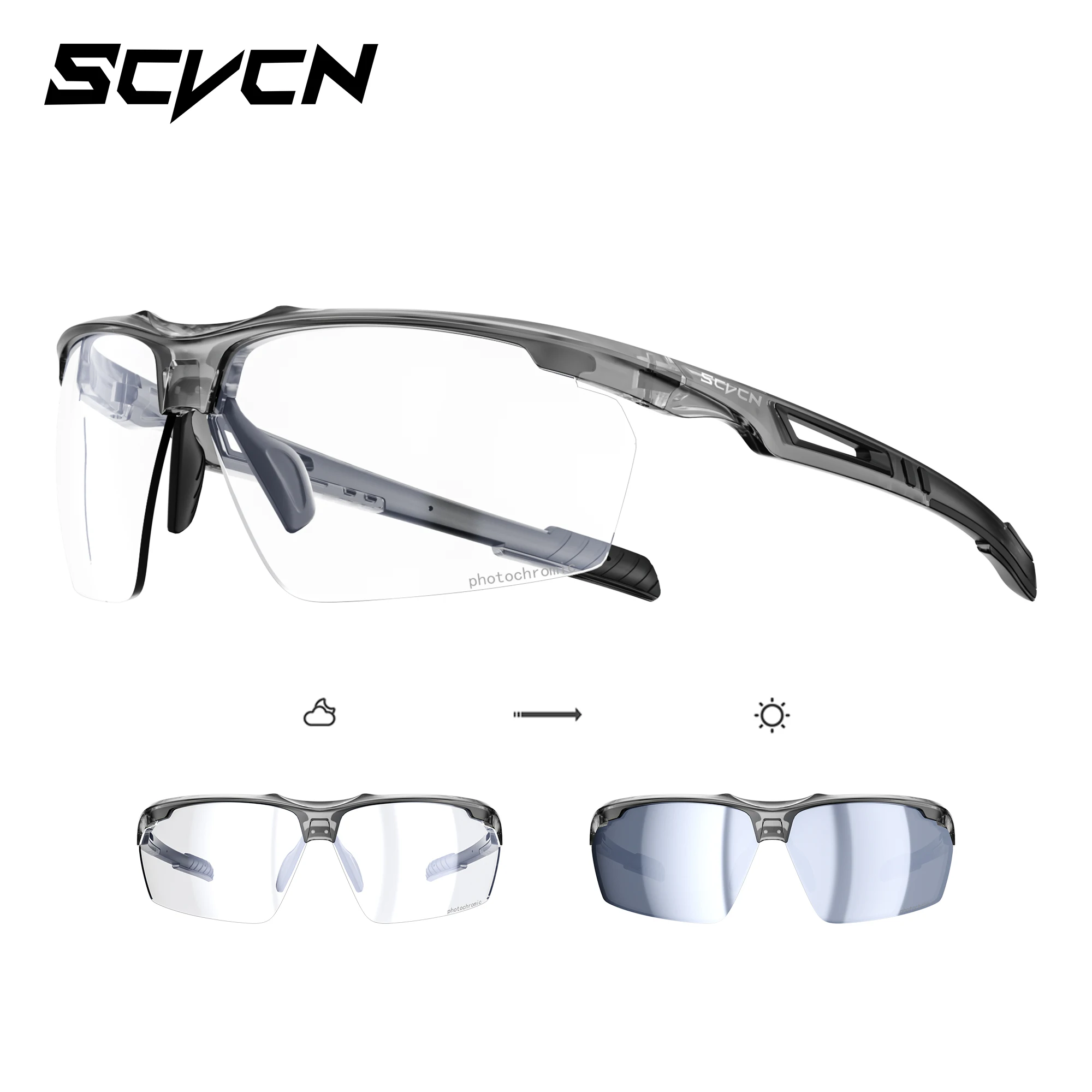 Scvcn Cycling Sunglasses Photochromic Glasses for Men Hiking UV400 Sports Outdoor MTB Baseball Eyewear for Women Sunglasses 2026
Scvcn Cycling Sunglasses Photochromic Glasses for Men Hiking UV400 Sports Outdoor MTB Baseball Eyewear for Women Sunglasses 2026