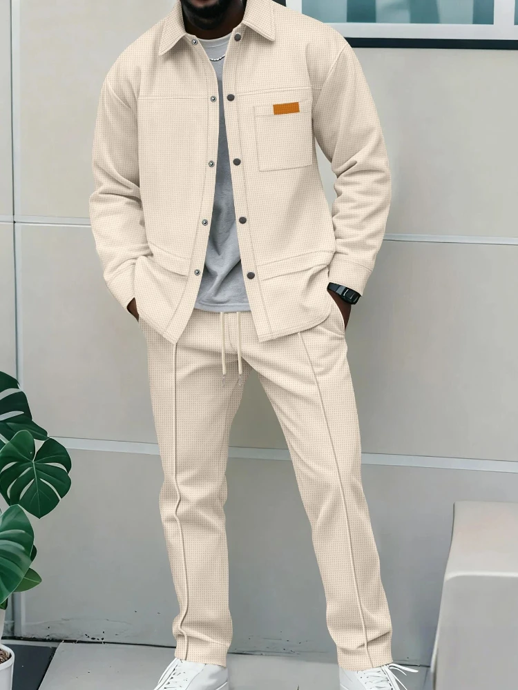 Spring and autumn new casual jacket, trendy men's wear, Korean-style pilot jacket, long pants set, fashionable two-piece set
Spring and autumn new casual jacket, trendy men's wear, Korean-style pilot jacket, long pants set, fashionable two-piece set
