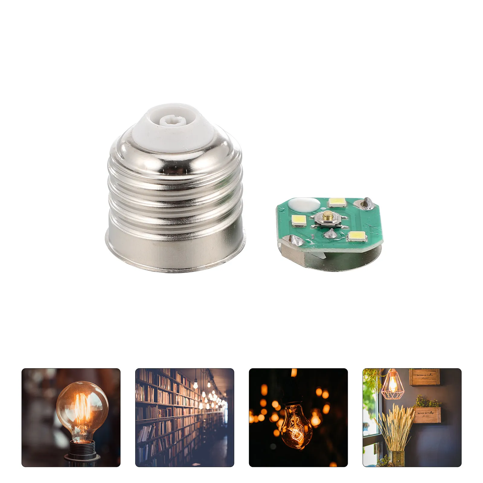 Fully Accessories Light Bulbs Base Converter DIY Table Lamp Kits with Metal Plate
Fully Accessories Light Bulbs Base Converter DIY Table Lamp Kits with Metal Plate
