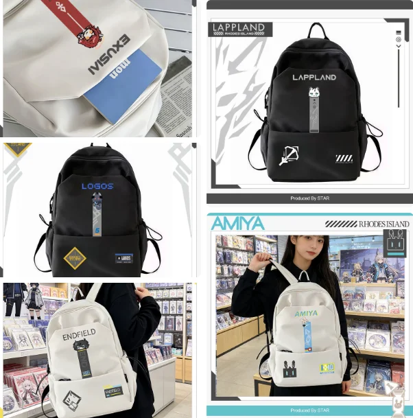 Game Arknights Cartoon Backpack Student Bookbag School Bags Cosplay Travel Knapsack Present Unisex Birthday Gift Halloween Gift
Game Arknights Cartoon Backpack Student Bookbag School Bags Cosplay Travel Knapsack Present Unisex Birthday Gift Halloween Gift