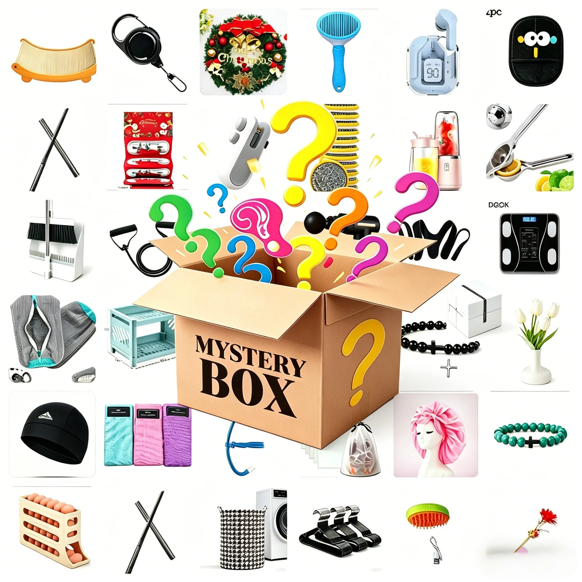 6-20pcs Mystery Box of Useful & Trendy Finds – Unbox Joy, Every Time!
6-20pcs Mystery Box of Useful & Trendy Finds – Unbox Joy, Every Time!