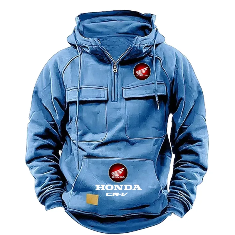 2026 Honda Logo Men's Autumn Solid-Color Zipper Pullover Hooded Sweater Casual Loose Street-Style Multi-Pocket Hooded Sports Coa
2026 Honda Logo Men's Autumn Solid-Color Zipper Pullover Hooded Sweater Casual Loose Street-Style Multi-Pocket Hooded Sports Coa