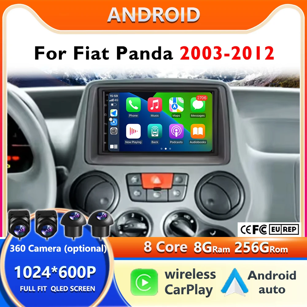 7 inch 1024*600 Android 16 For FIAT Panda 2003- 2012 Car Multimedia Player Auto Navigation Stereo Head Unit BT WIFI DSP WIreless
7 inch 1024*600 Android 16 For FIAT Panda 2003- 2012 Car Multimedia Player Auto Navigation Stereo Head Unit BT WIFI DSP WIreless