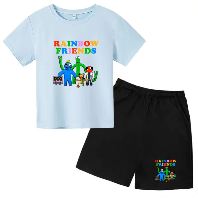 Kids T-shirt Summer Two-piece Clothing Short-sleeved+Shorts Boy Girl 3-12Years Birthday Gift Fashion Casual Beautiful Sports Set
Kids T-shirt Summer Two-piece Clothing Short-sleeved+Shorts Boy Girl 3-12Years Birthday Gift Fashion Casual Beautiful Sports Set