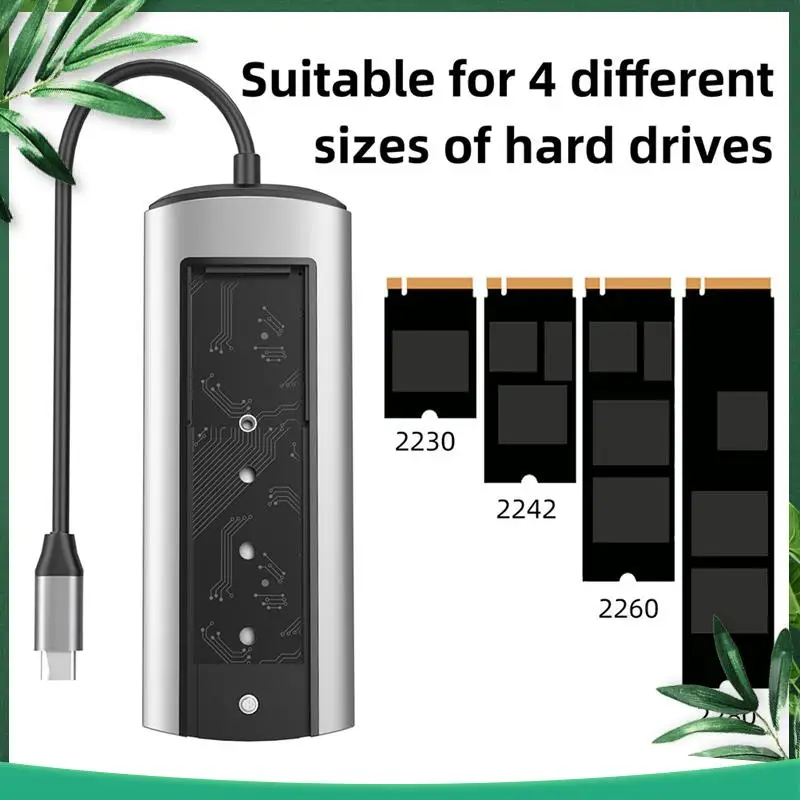 (NEW) 6-In-1 M.2 SSD HUB USB C Docking Station With Disk Storage USB 3.0 Type C To Compatible- Laptop For Laptops
(NEW) 6-In-1 M.2 SSD HUB USB C Docking Station With Disk Storage USB 3.0 Type C To Compatible- Laptop For Laptops