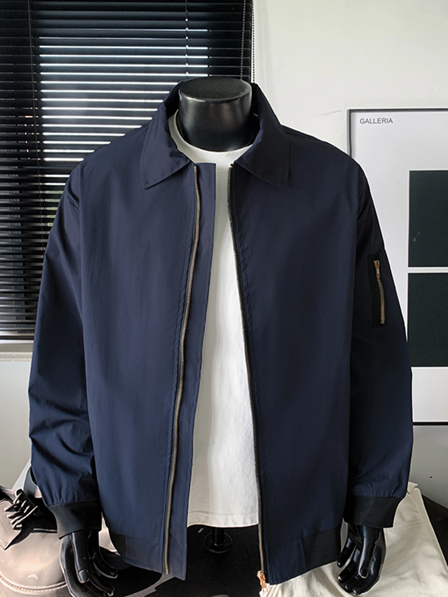 Cleanfit Men's Flight Jaet Autumn Faion High Street ort Baseball Loose Casual Top Zipper Polyester Breathable Youth
Cleanfit Men's Flight Jaet Autumn Faion High Street ort Baseball Loose Casual Top Zipper Polyester Breathable Youth