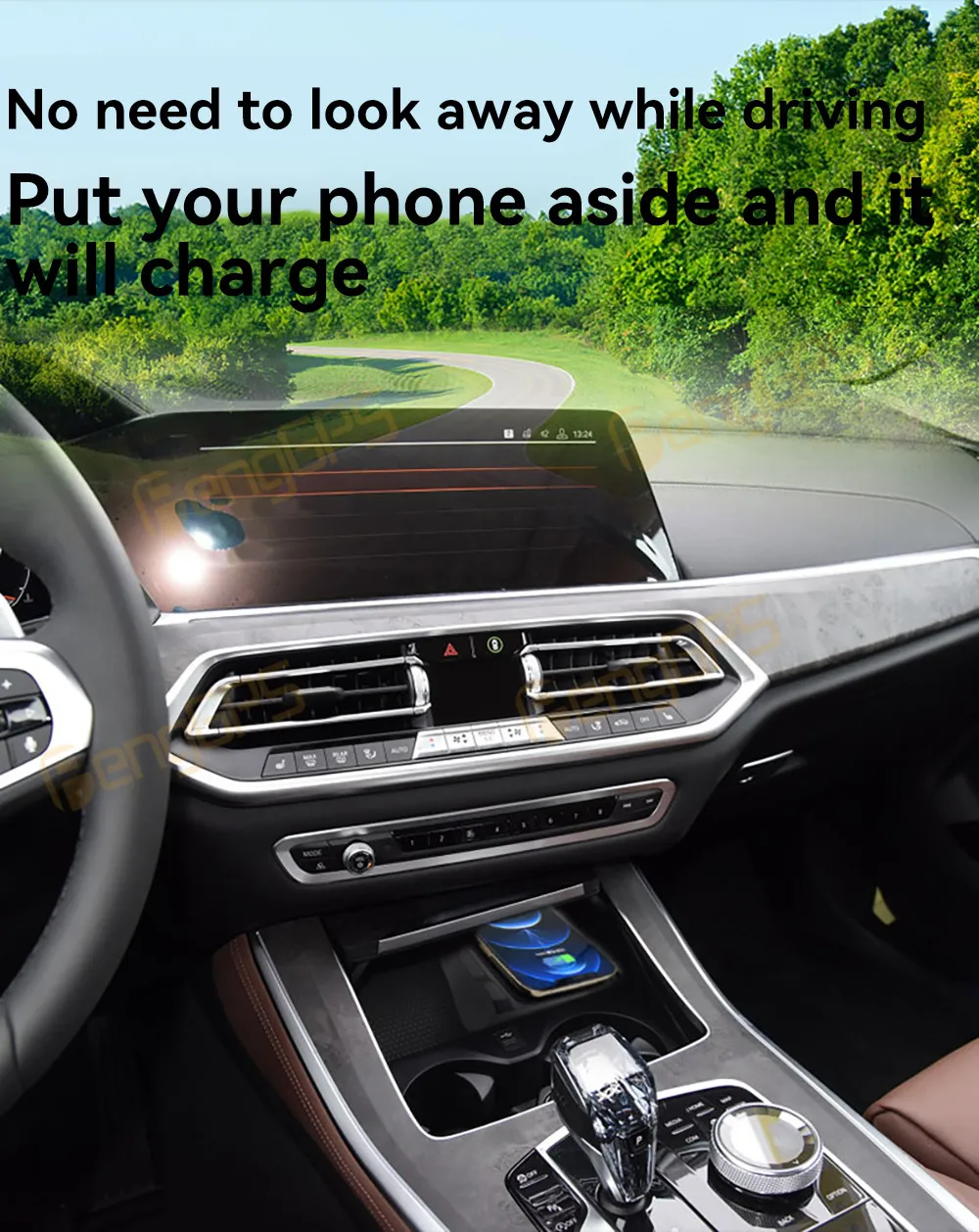 15W Car Wireless Charger For BMW X5 X6 G05 G06 G07 On-Board 2019-2020 Pad Charging Mobile Holder Fast Charge Accessories SAMSUNG
15W Car Wireless Charger For BMW X5 X6 G05 G06 G07 On-Board 2019-2020 Pad Charging Mobile Holder Fast Charge Accessories SAMSUNG