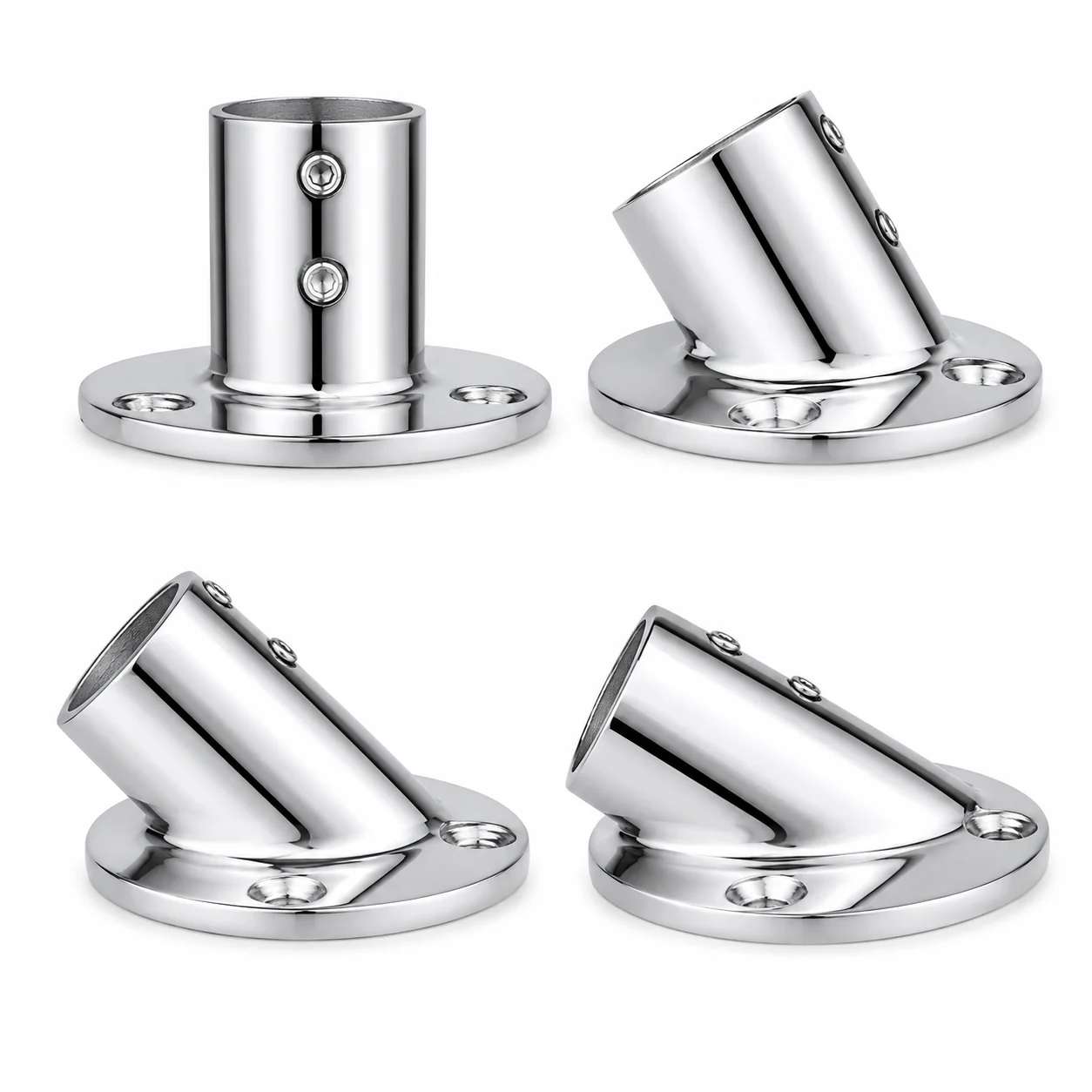Round Base Mount Boat Accessories 22 25 30 32 38mm Tube Pipe Marine 316 Stainless Steel Deck Handrail Rail Fitting Stanchion
Round Base Mount Boat Accessories 22 25 30 32 38mm Tube Pipe Marine 316 Stainless Steel Deck Handrail Rail Fitting Stanchion