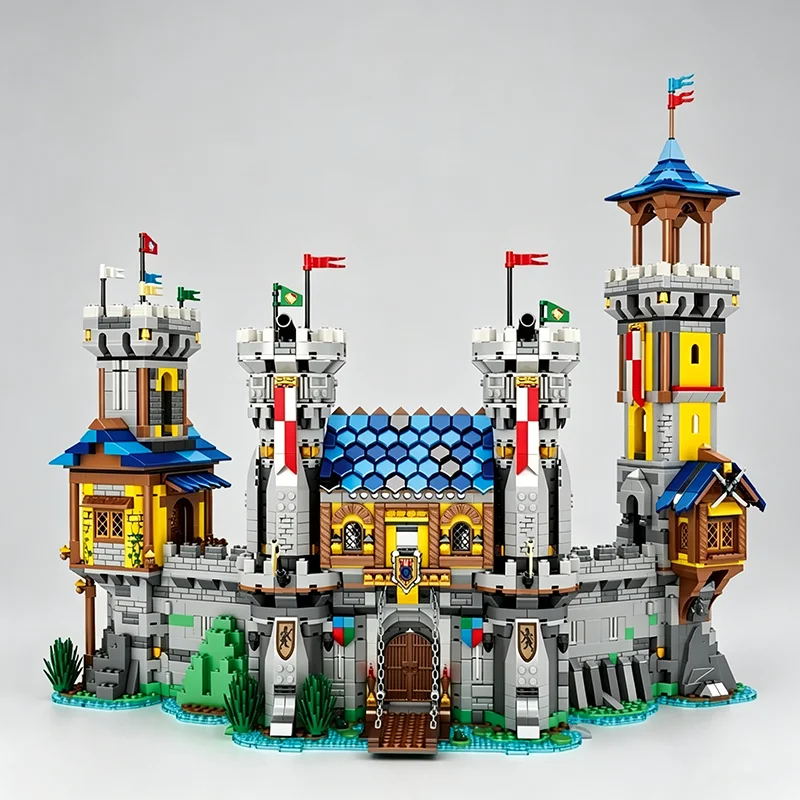 Medieval Castle Building Blocks Model European Style City View MOC Bricks Toys Creative Desktop Decoration Idea Gift For Adults
Medieval Castle Building Blocks Model European Style City View MOC Bricks Toys Creative Desktop Decoration Idea Gift For Adults