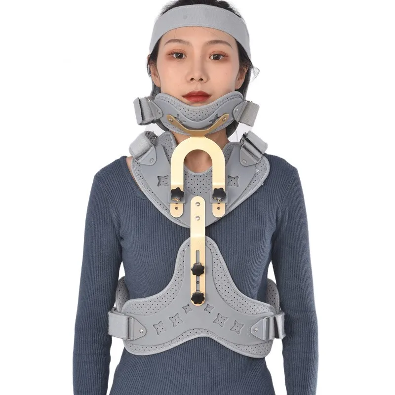 Lightweight, breathable, manual adjustment, head, neck and chest fixation brace, chest and neck fixation brace, adult neck brace
Lightweight, breathable, manual adjustment, head, neck and chest fixation brace, chest and neck fixation brace, adult neck brace